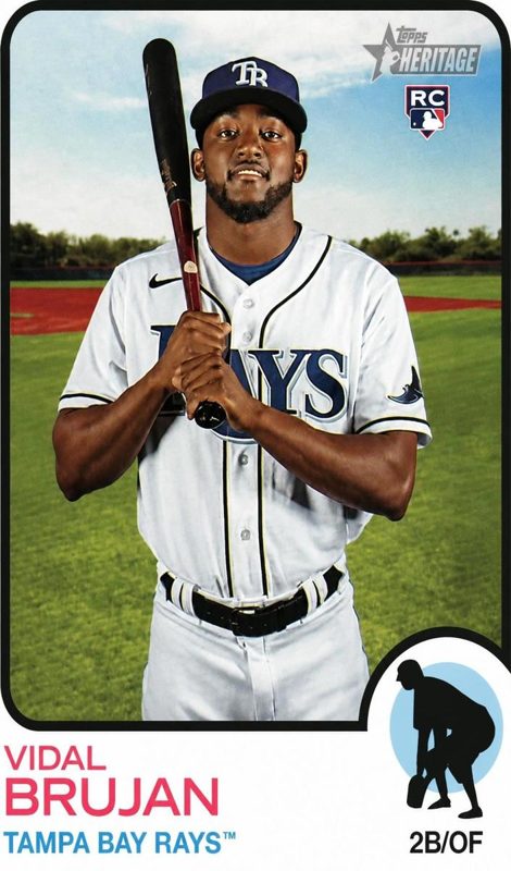 Vidal Brujan, 2022 Topps Heritage Baseball