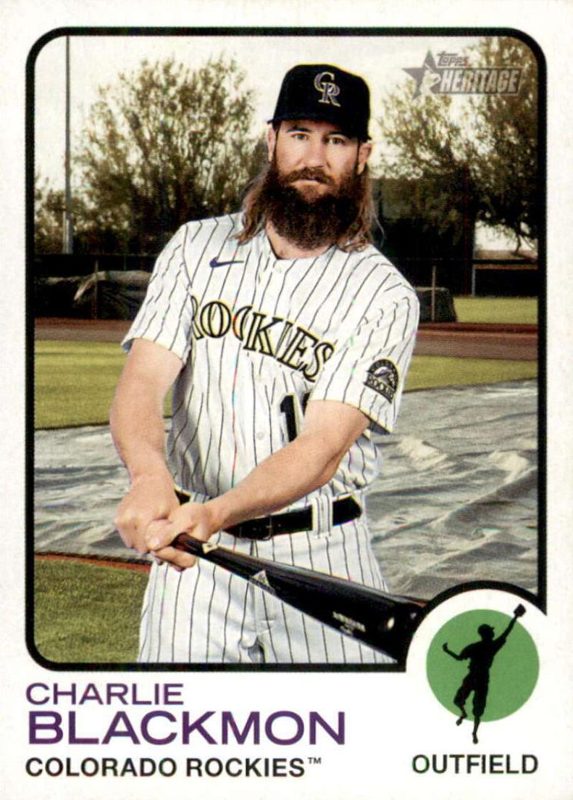 Charlie Blackmon, 2022 Topps Heritage Baseball