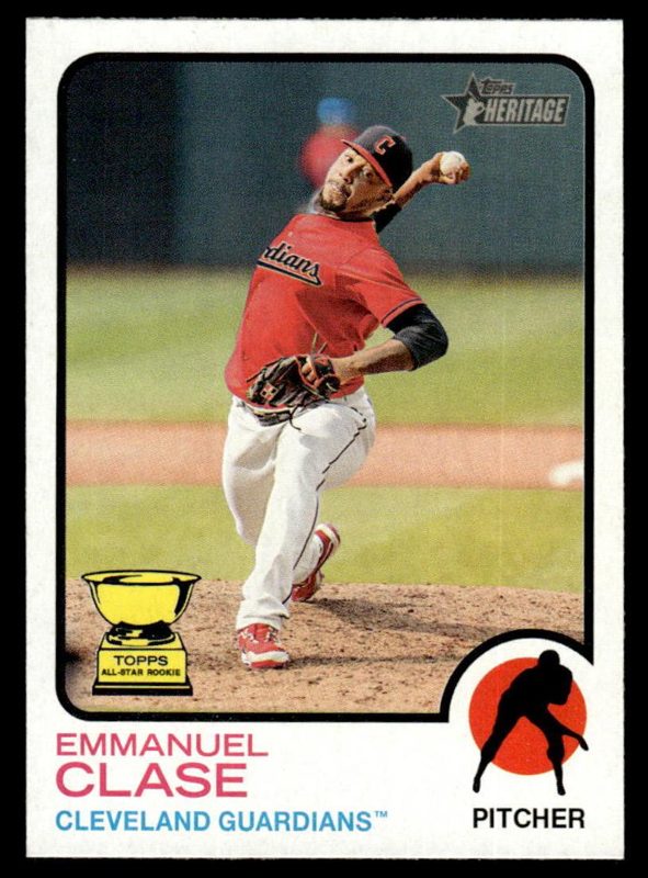 Emmanuel Clase, 2022 Topps Heritage Baseball