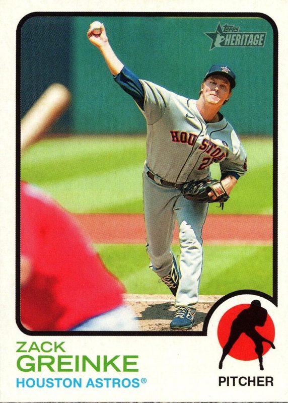 Zack Greinke, 2022 Topps Heritage Baseball