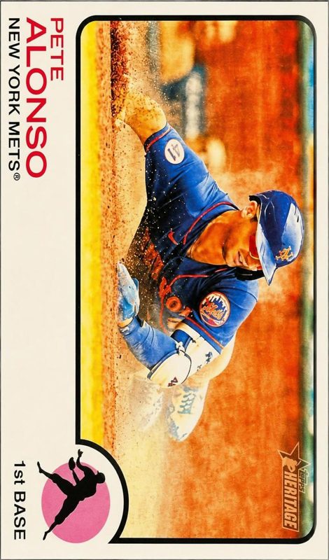 Pete Alonso, 2022 Topps Heritage Baseball