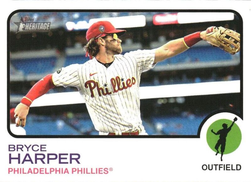 Bryce Harper, 2022 Topps Heritage Baseball