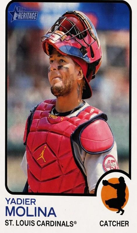 Yadier Molina, 2022 Topps Heritage Baseball
