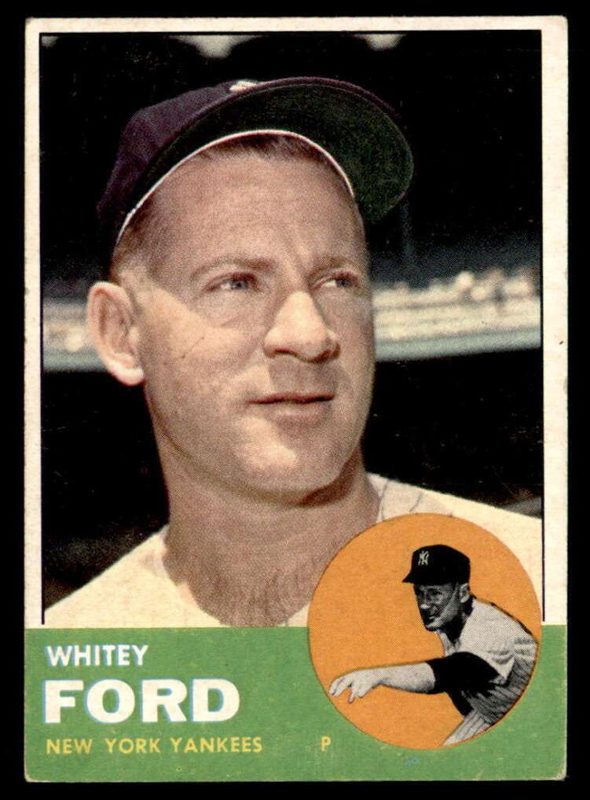 Whitey Ford, 1963 Topps Baseball