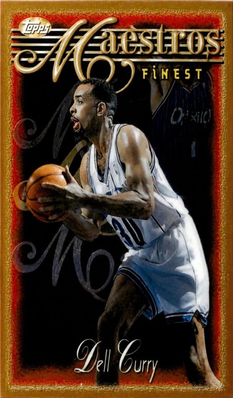Dell Curry, 1996 Topps Finest Basketball