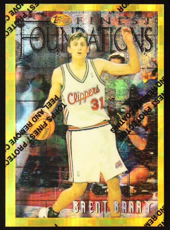 Brent Barry, 1996 Topps Finest Basketball