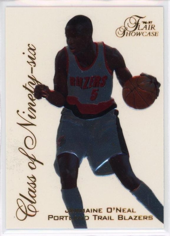 Jermaine O'Neal, 1996 Flair Showcase Basketball