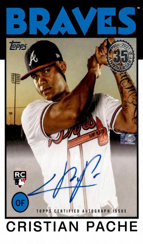 Cristian Pache, 2021 Topps Baseball