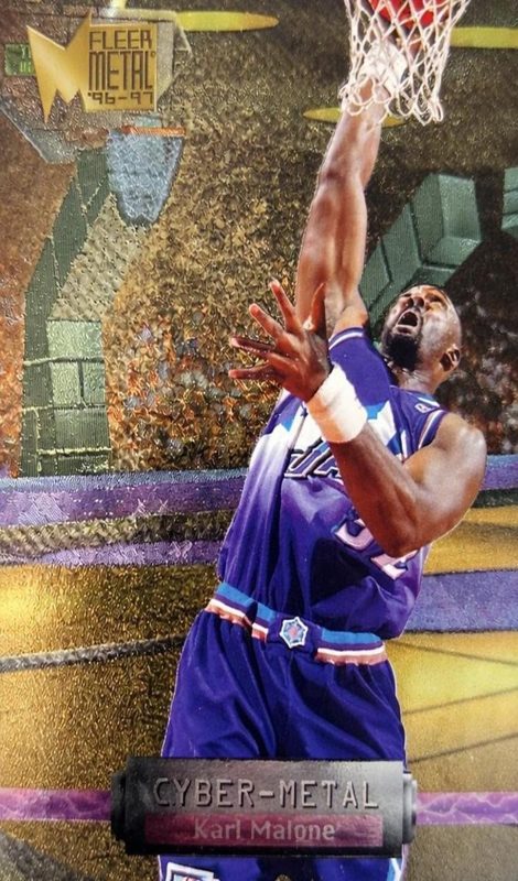 Karl Malone, 1996 Fleer Metal Basketball