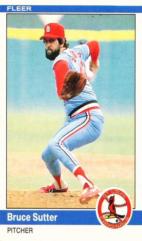 Bruce Sutter, 1984 Fleer Baseball