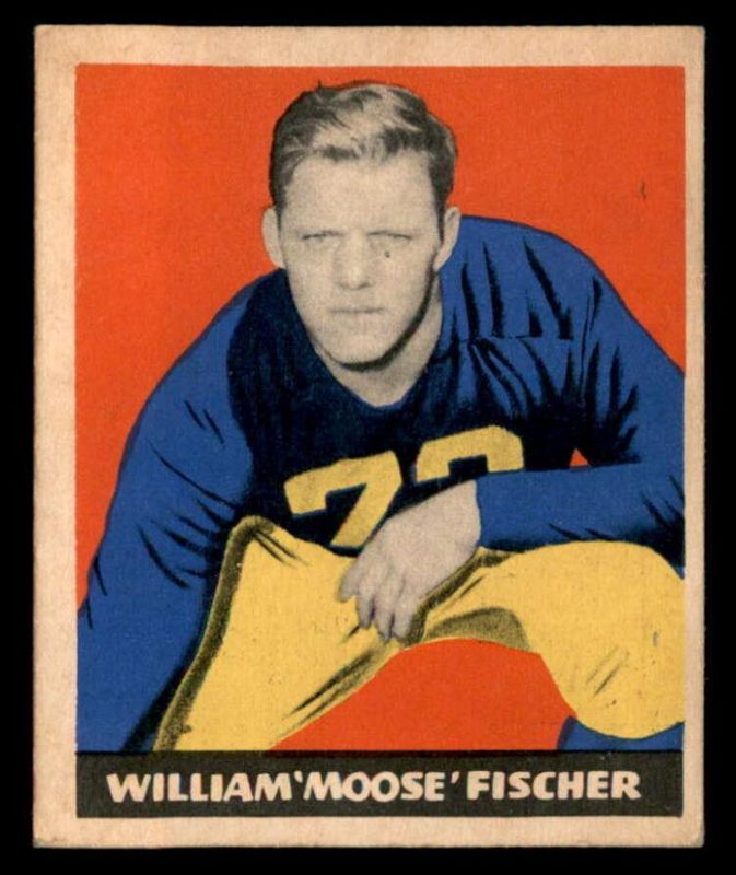 Bill Fischer, 1949 Leaf Football