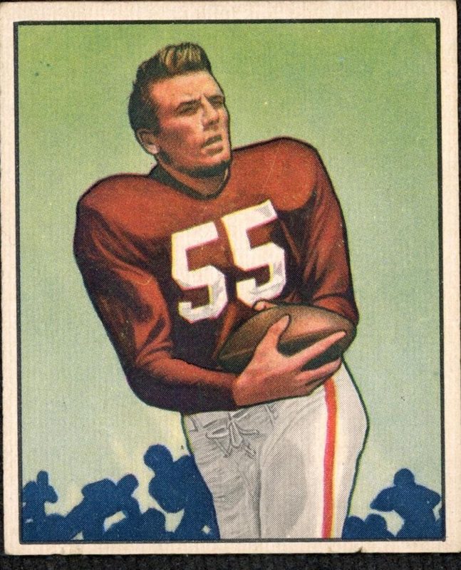 Paul Salata, 1950 Bowman Football