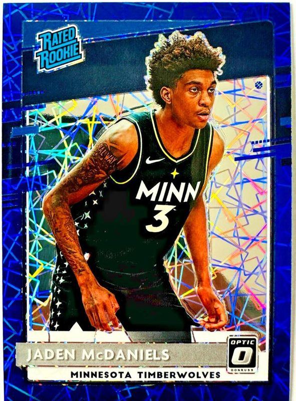 Jaden McDaniels, 2020 Donruss Optic Basketball