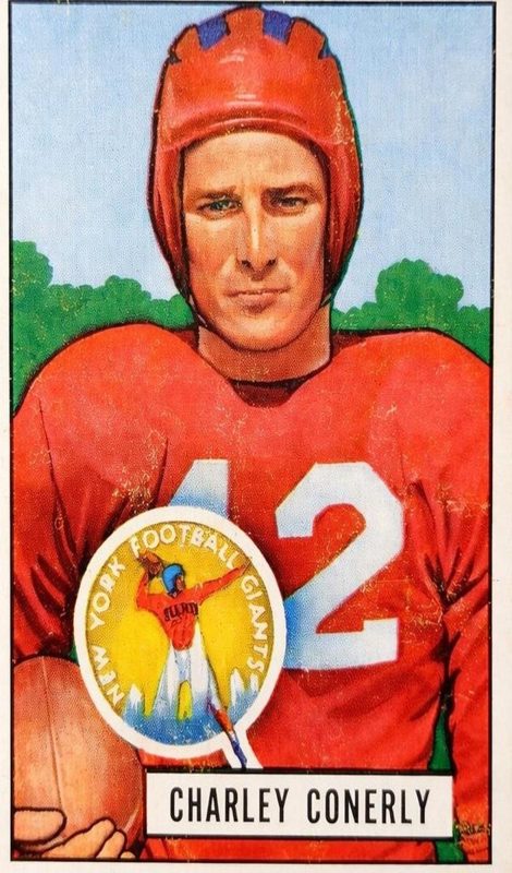 Charlie Conerly, 1951 Bowman Football