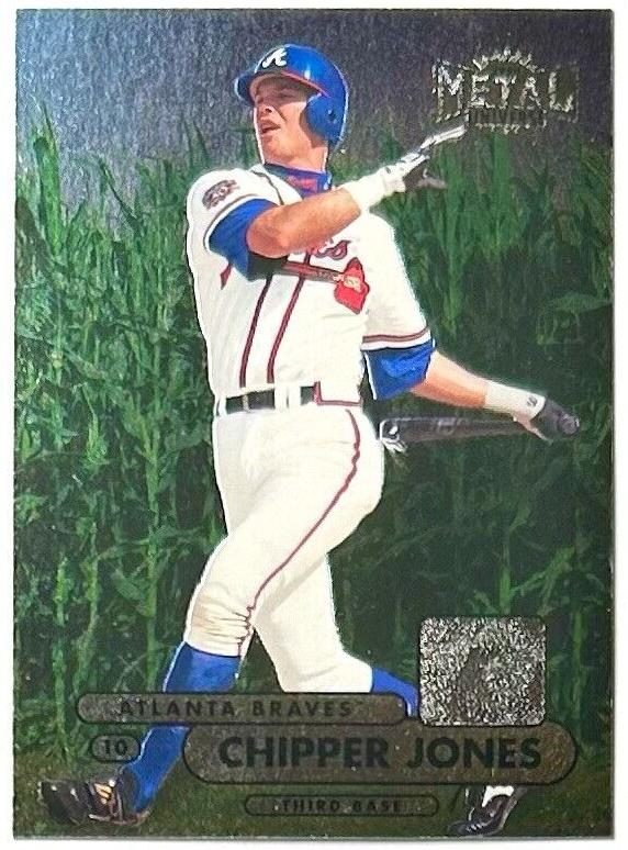 Chipper Jones, 1998 Metal Universe Baseball