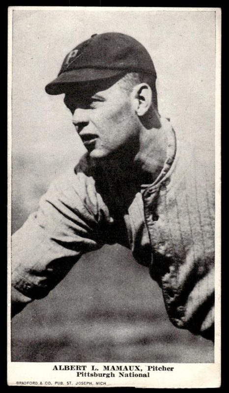 Al Mamaux, 1916 Fleischmann Bakery D381 Baseball