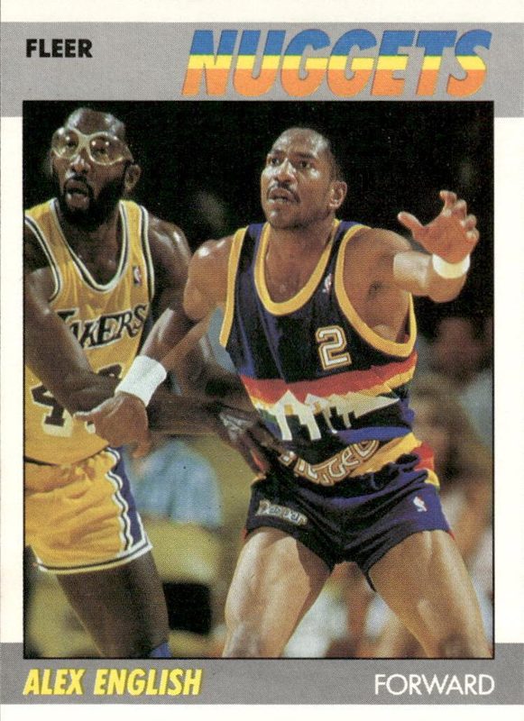 Alex English, 1987 Fleer Basketball