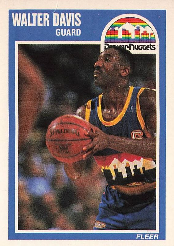 Walter Davis, 1989 Fleer Basketball