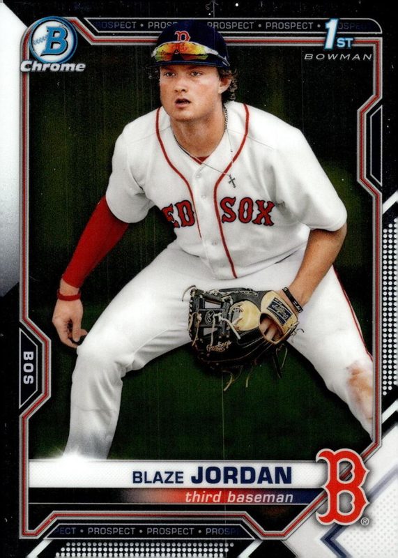 Blaze Jordan, 2021 Bowman Chrome Prospects Baseball