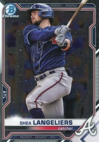 Shea Langeliers, 2021 Bowman Chrome Prospects Baseball