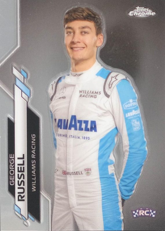 George Russell, 2020 Topps Chrome F1 Racing