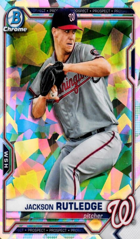 Jackson Rutledge, 2021 Bowman Chrome Prospects Baseball