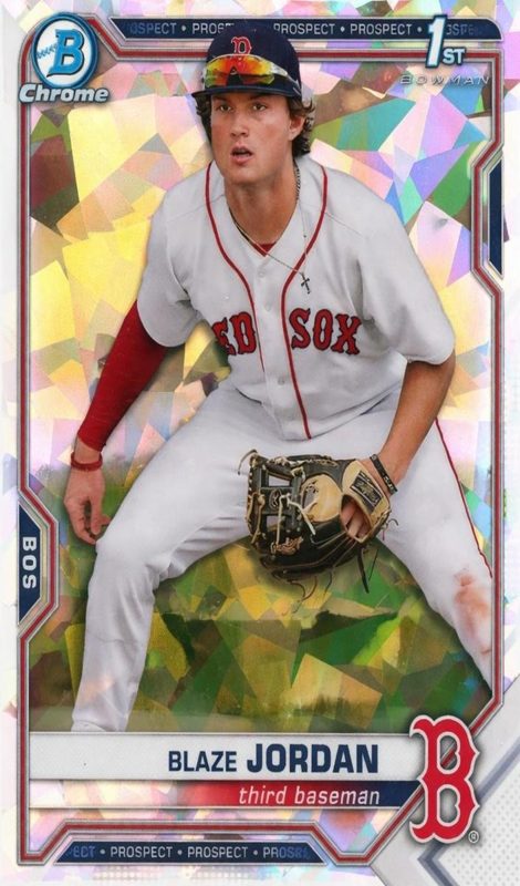 Blaze Jordan, 2021 Bowman Chrome Prospects Baseball