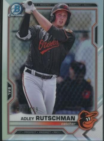Adley Rutschman, 2021 Bowman Chrome Prospects Baseball