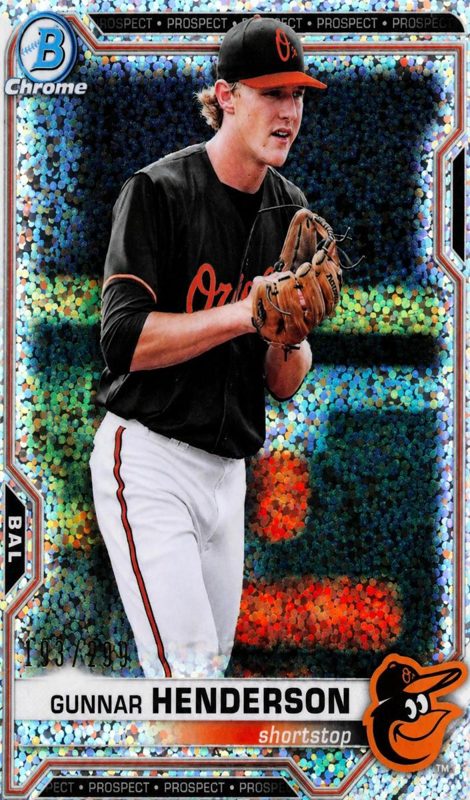 Gunnar Henderson, 2021 Bowman Chrome Prospects Baseball