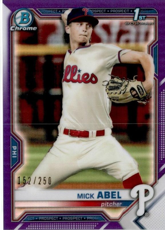 Mick Abel, 2021 Bowman Chrome Prospects Baseball