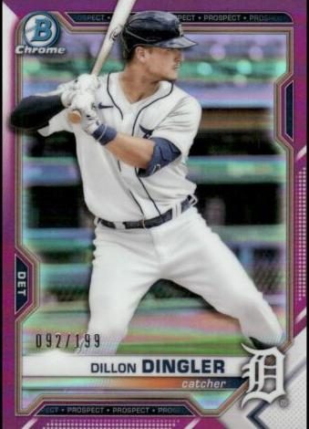 Dillon Dingler, 2021 Bowman Chrome Prospects Baseball