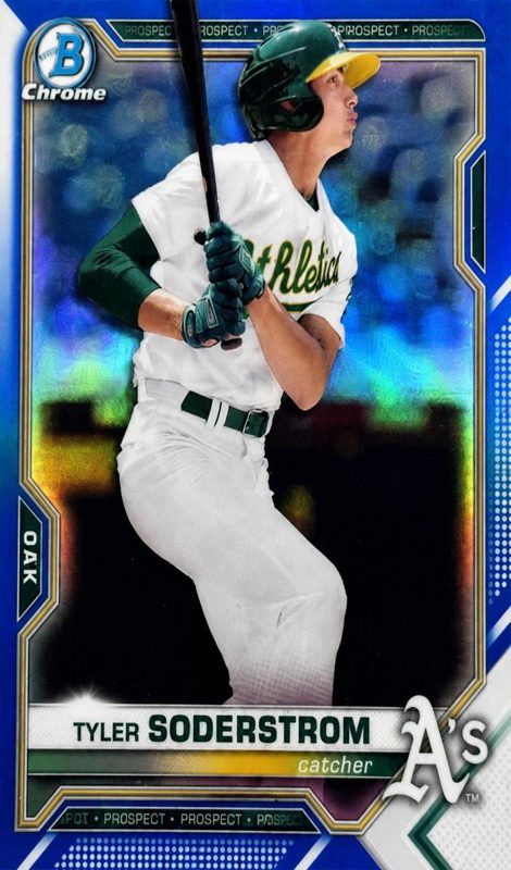 Tyler Soderstrom, 2021 Bowman Chrome Prospects Baseball
