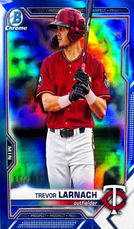 Trevor Larnach, 2021 Bowman Chrome Prospects Baseball