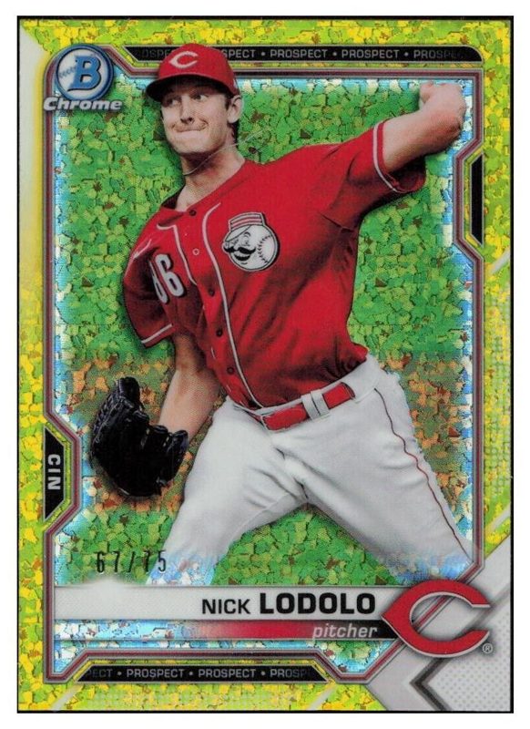 Nick Lodolo, 2021 Bowman Chrome Prospects Baseball