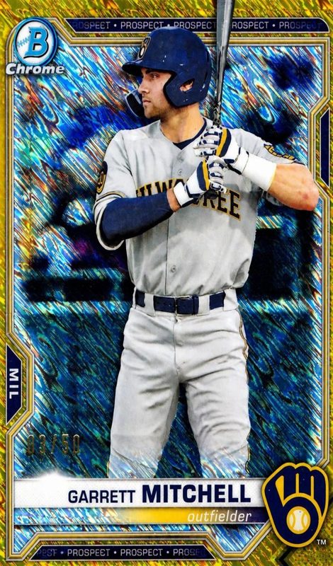 Garrett Mitchell, 2021 Bowman Chrome Prospects Baseball