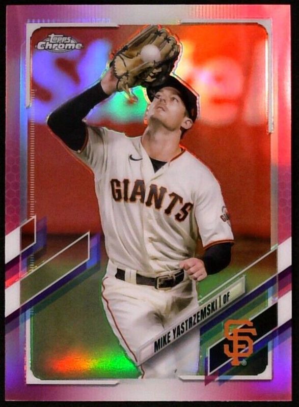 Mike Yastrzemski, 2021 Topps Chrome Baseball