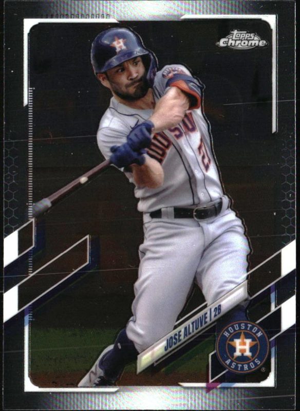 Jose Altuve, 2021 Topps Chrome Baseball