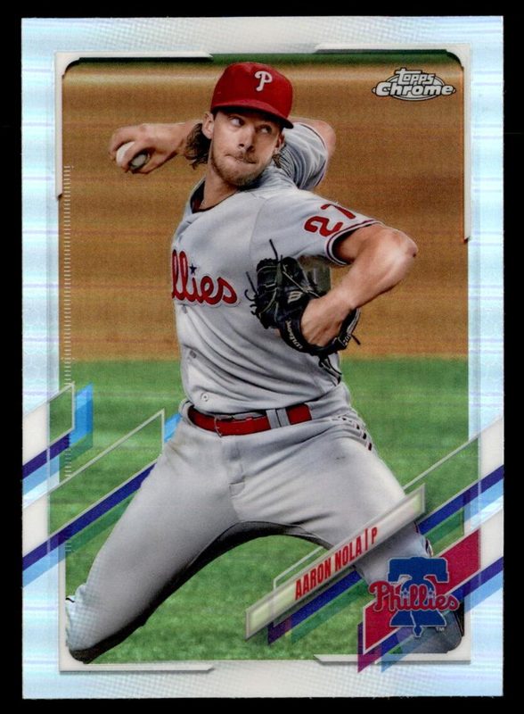 Aaron Nola, 2021 Topps Chrome Baseball