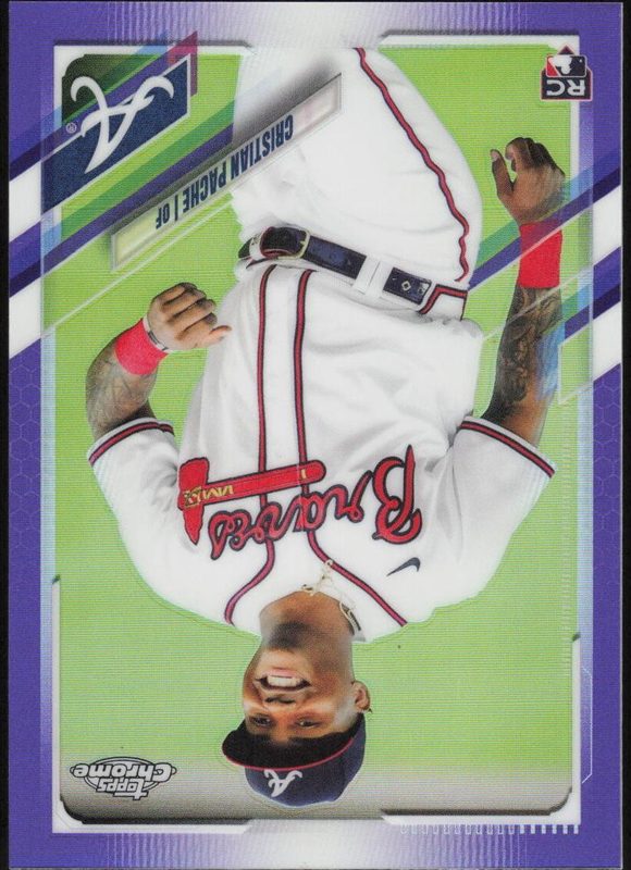 Cristian Pache, 2021 Topps Chrome Baseball