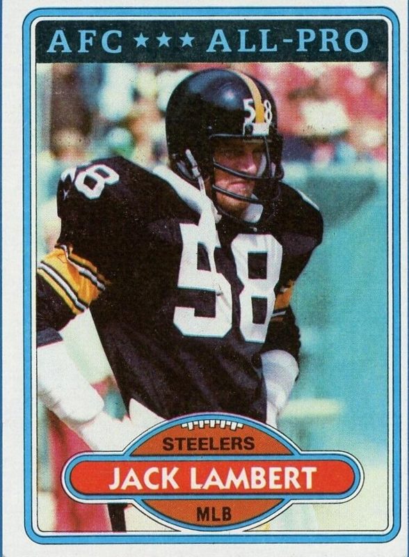 Jack Lambert, 1980 Topps Football