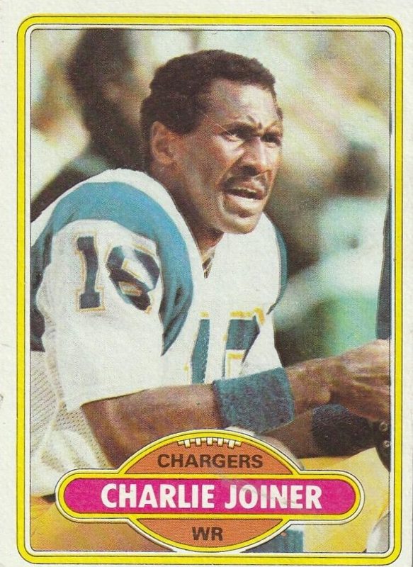 Charlie Joiner, 1980 Topps Football