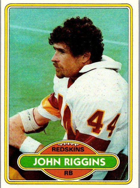John Riggins, 1980 Topps Football
