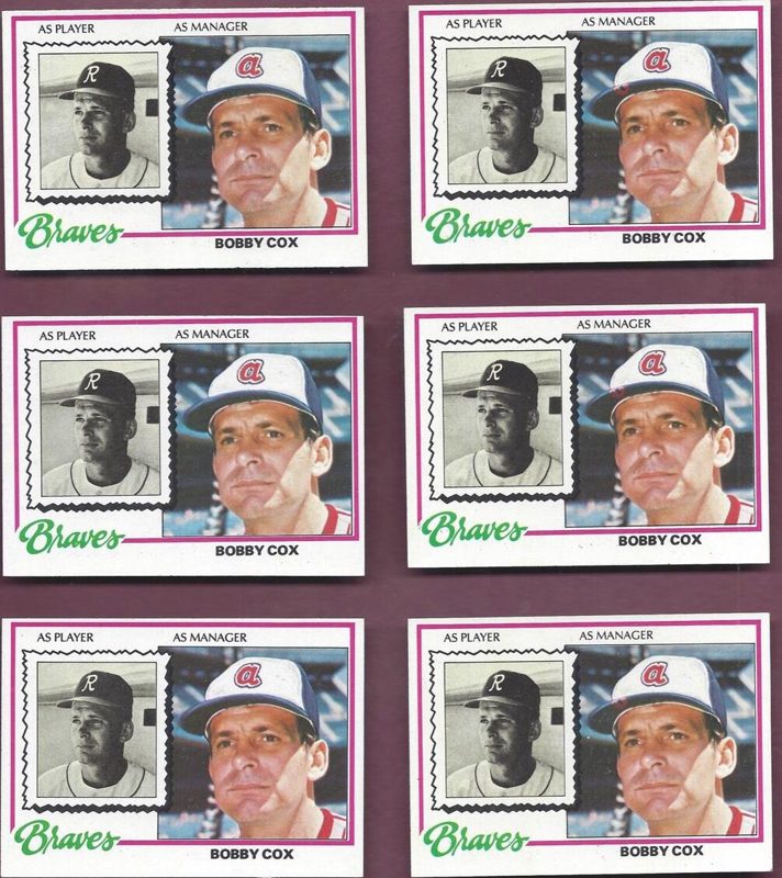 Bobby Cox, 1978 Topps Baseball