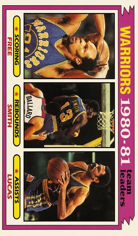Golden State Warriors, 1981 Topps Basketball