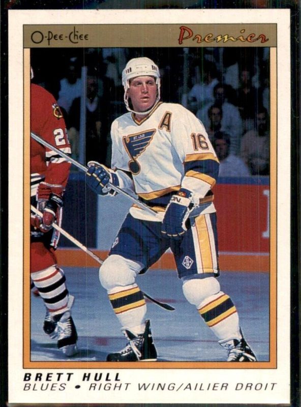 Brett Hull, 1990 O-Pee-Chee Premier Hockey