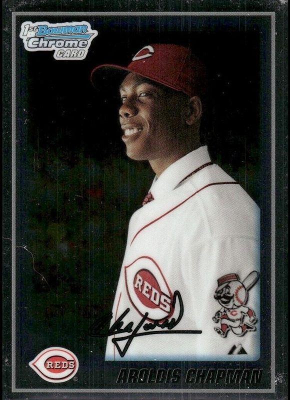 Aroldis Chapman, 2010 Bowman Chrome Prospects Baseball