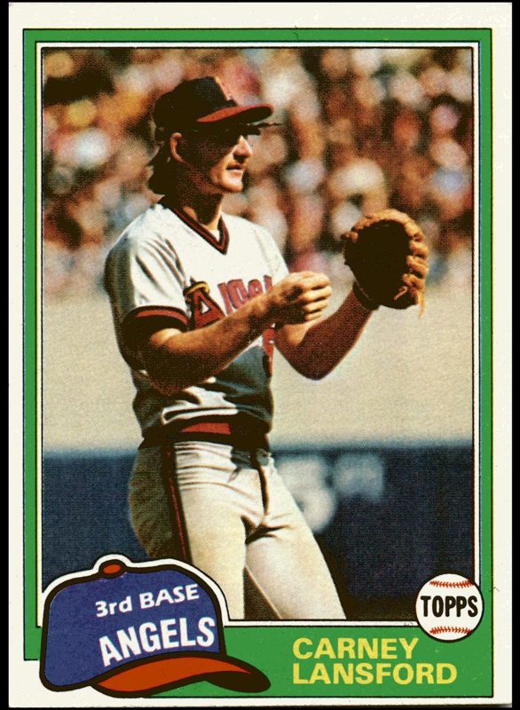 Carney Lansford, 1981 Topps Baseball