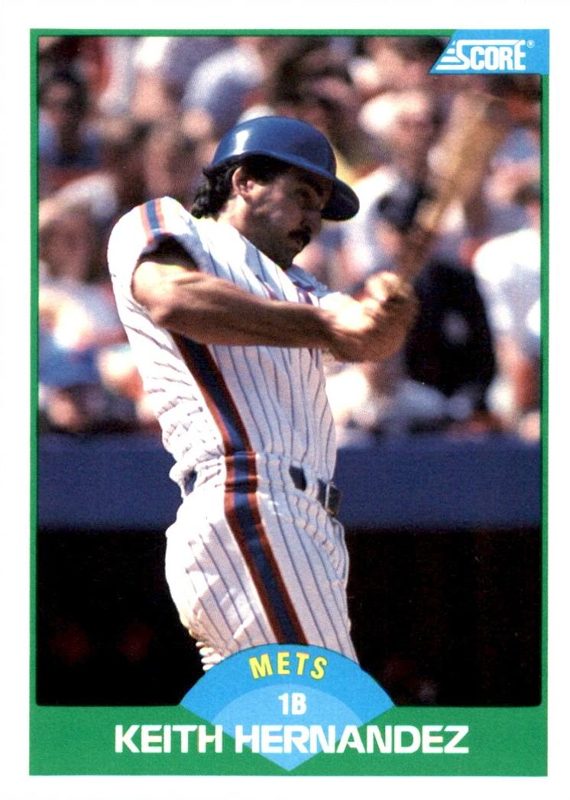 Keith Hernandez, 1989 Score Baseball