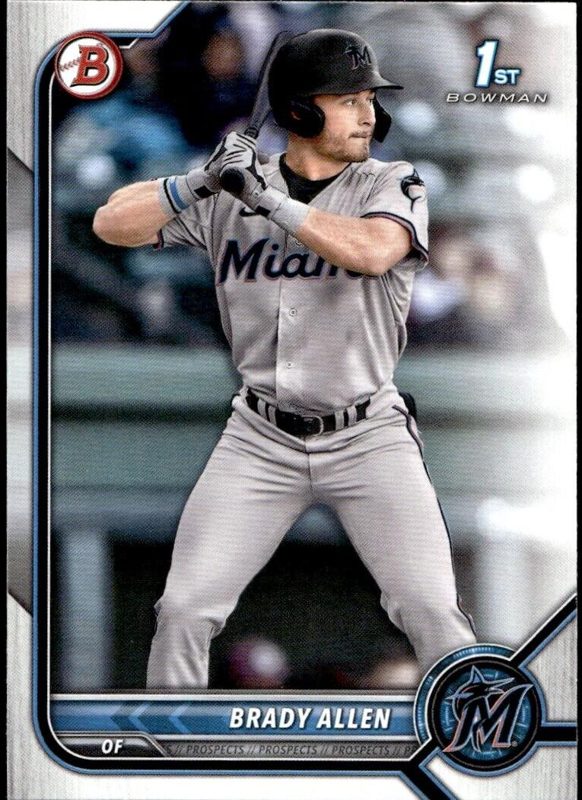 Brady Allen, 2022 Bowman Prospects Baseball