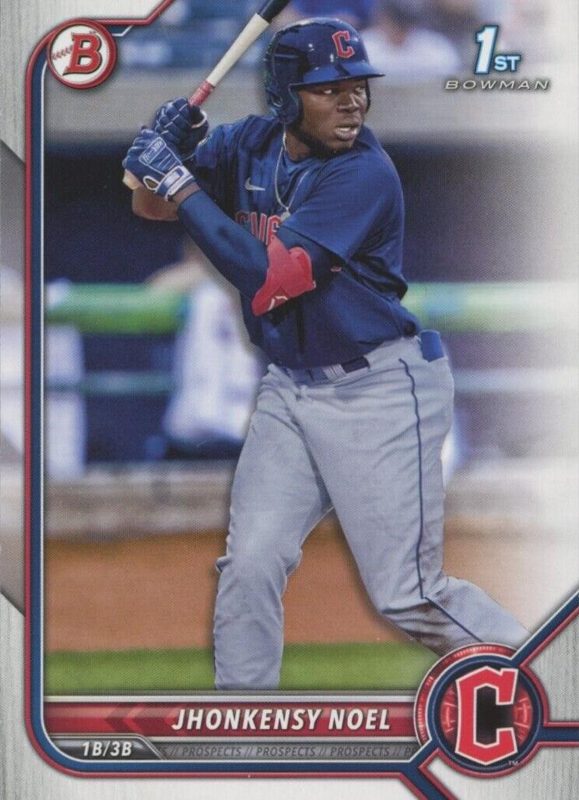 Jhonkensy Noel, 2022 Bowman Prospects Baseball